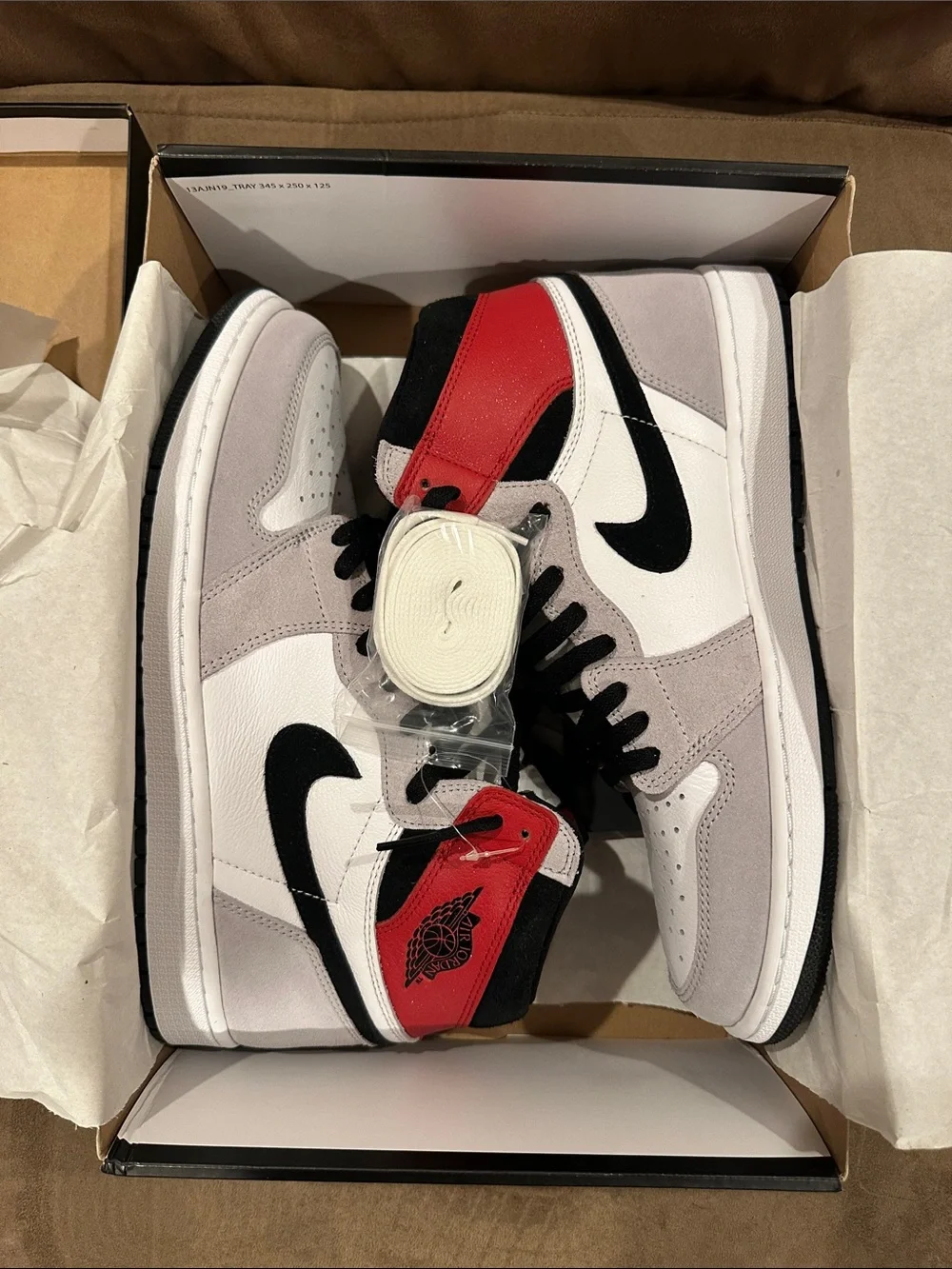 Jordan 1 Retro High OG “Smokey Grey” size 12.5